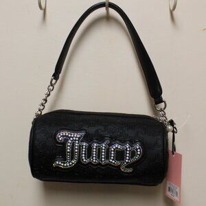Juicy Couture Rhinestone Color Change String Of Pearls Roll Bag NWT